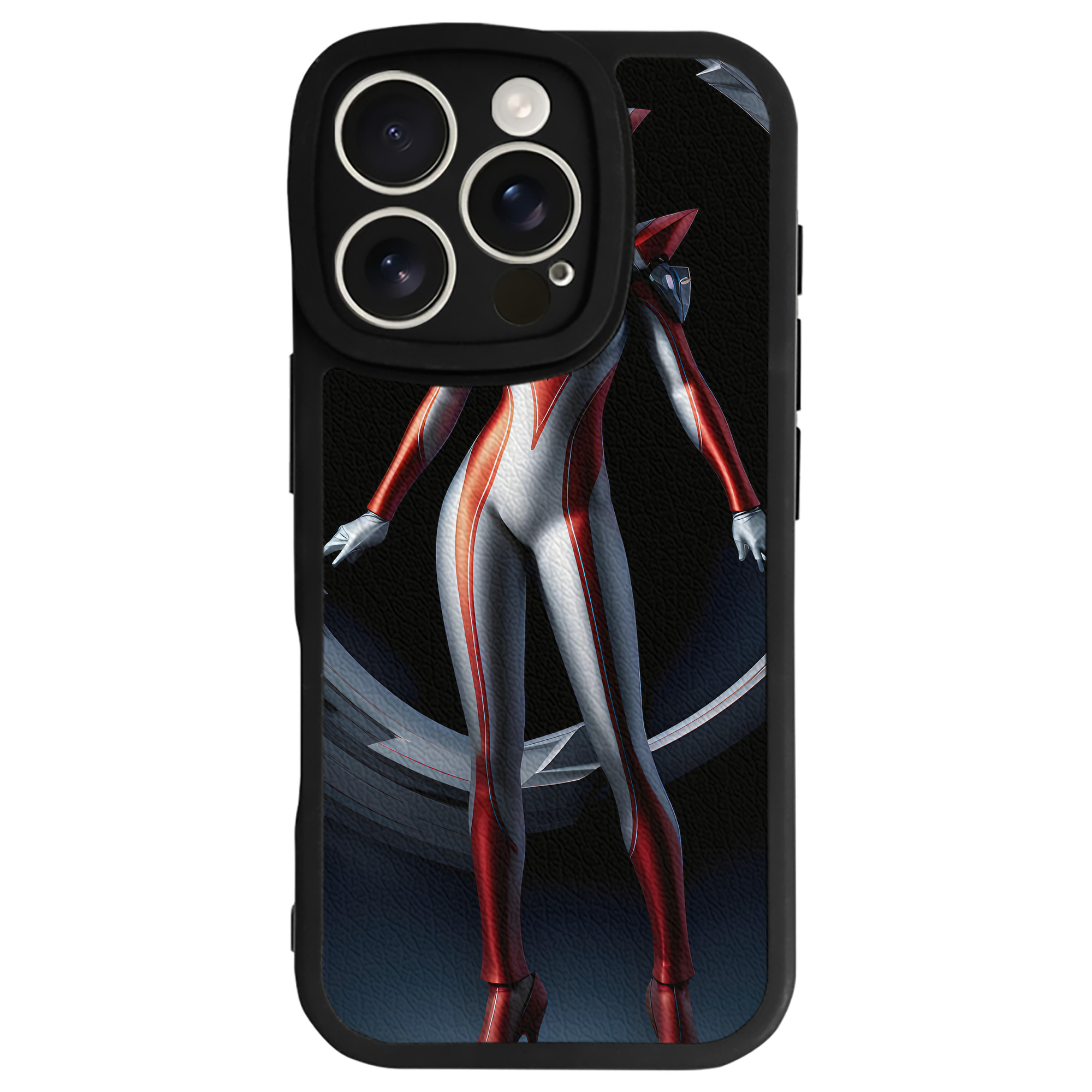 （画像用） ウルトラマン Ultraman 【iPhone 16シリーズ対応】シリコンスマホケース（レザー調） 材質：シリコン